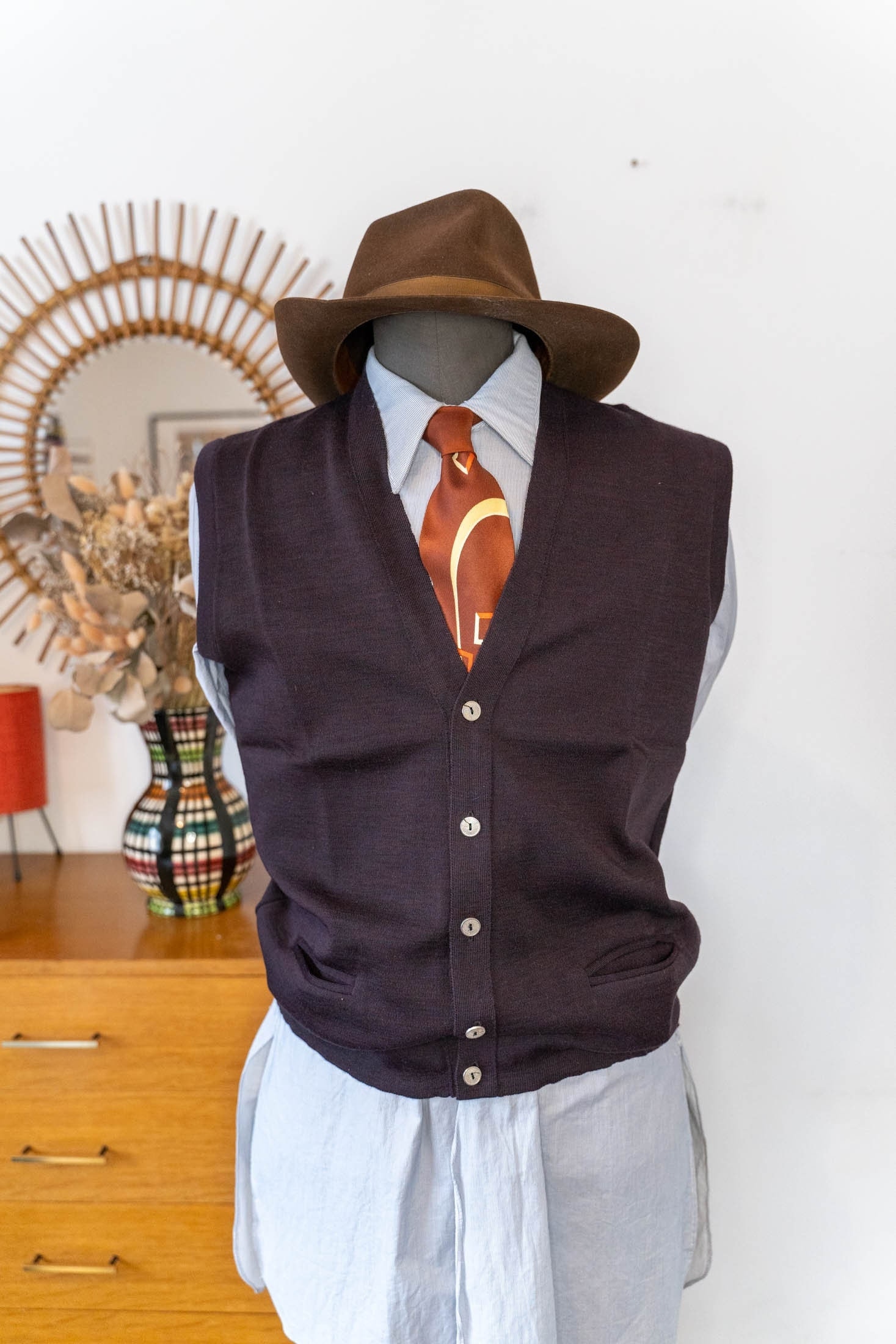 50s Brown Beach Vest - Etsy 50s Brown Beach Vest - Etsy