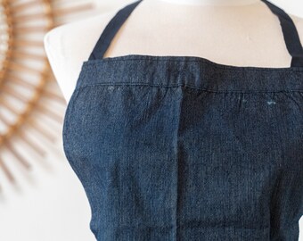 Vintage 1950s 50s Workwear Work Apron, Indigo Denim Cotton - Etsy