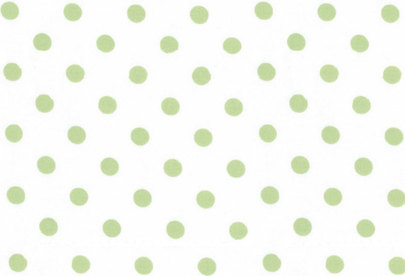 Wendebettbezug 100x135cm grün-weiß mit Punkten Reißverschluss Westfalenstoffe Bild 3