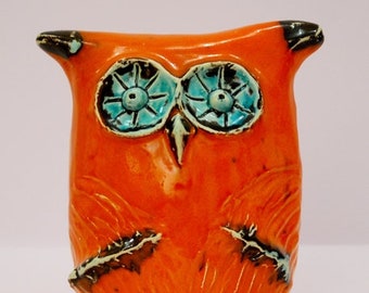 Orange Owl-big, medium, small