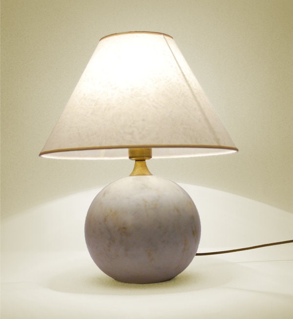 Lampe en Céramique - Grande Boule Ekri Frotté