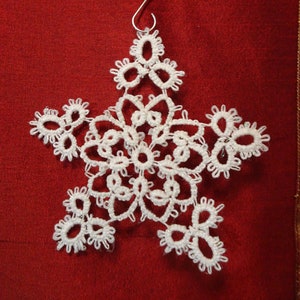 Tatted Snowflake Ornament