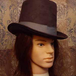 Heren Coachman Top Hat in Grijs