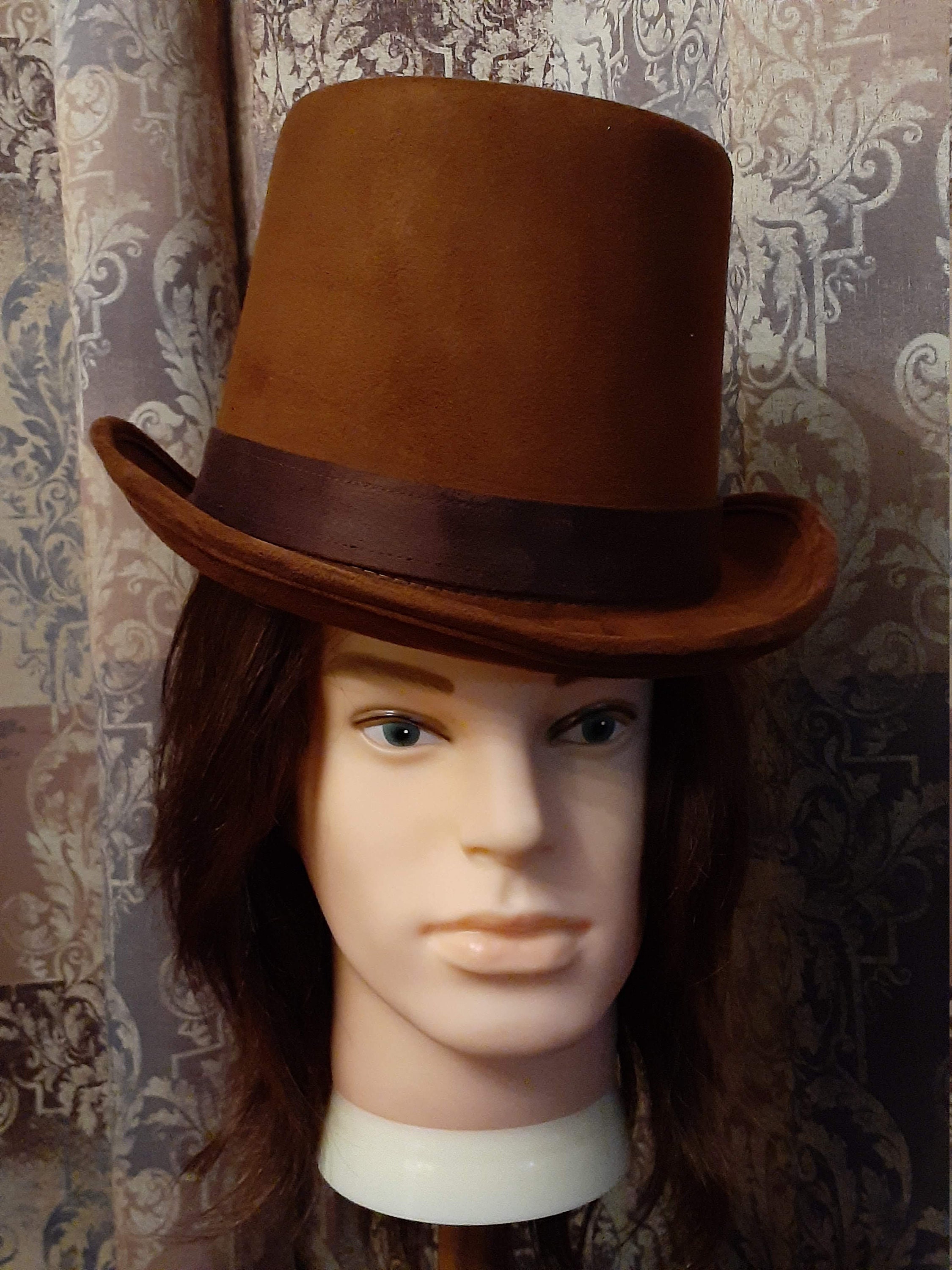 Men's Coachman Top Hat brown - Etsy