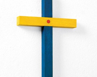 Wandkreuz "Alfa", modernes Holzkreuz, Kreuz aus Holz, Geschenk zur Konfirmation, Geschenk zur Firmung, Geschenk zur Erstkommunion