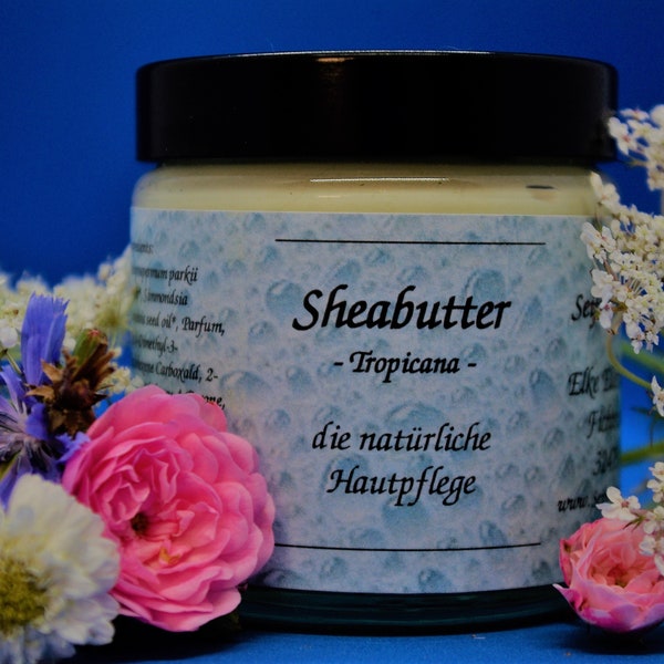 Sheabutter mit Jojobaöl (Tropicana) - 60 g - vegan