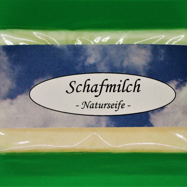 Schafmilch-Seife - parfümfreie kaltgesiedete Naturseife