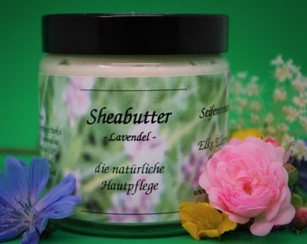 Sheabutter mit Jojobaöl und Lavendelduft - 60 g