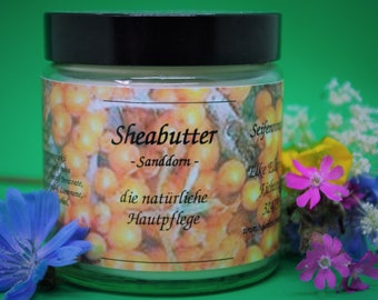 Sheabutter "Sanddorn" mit Arganöl - 60 g