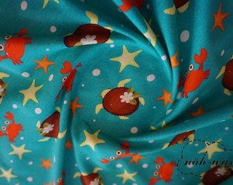 Crabes et Jersey Fabric, Miss Julie et Tortue