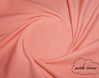 Jersey fabric * apricot * cotton jersey