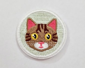 Patch Label Patches Labels Iron-On Patches Application Iron-On Patch * Cat cat