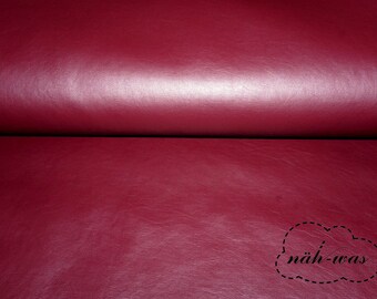 imitation leather * dark red * imitation leather * matt