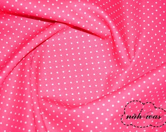 Dots cotton fabric * dots pink