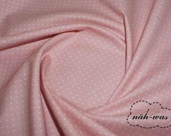 Dots cotton fabric * dots pink