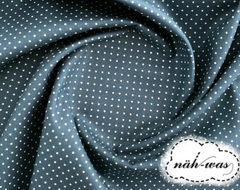 Dots cotton fabric * dots petrol