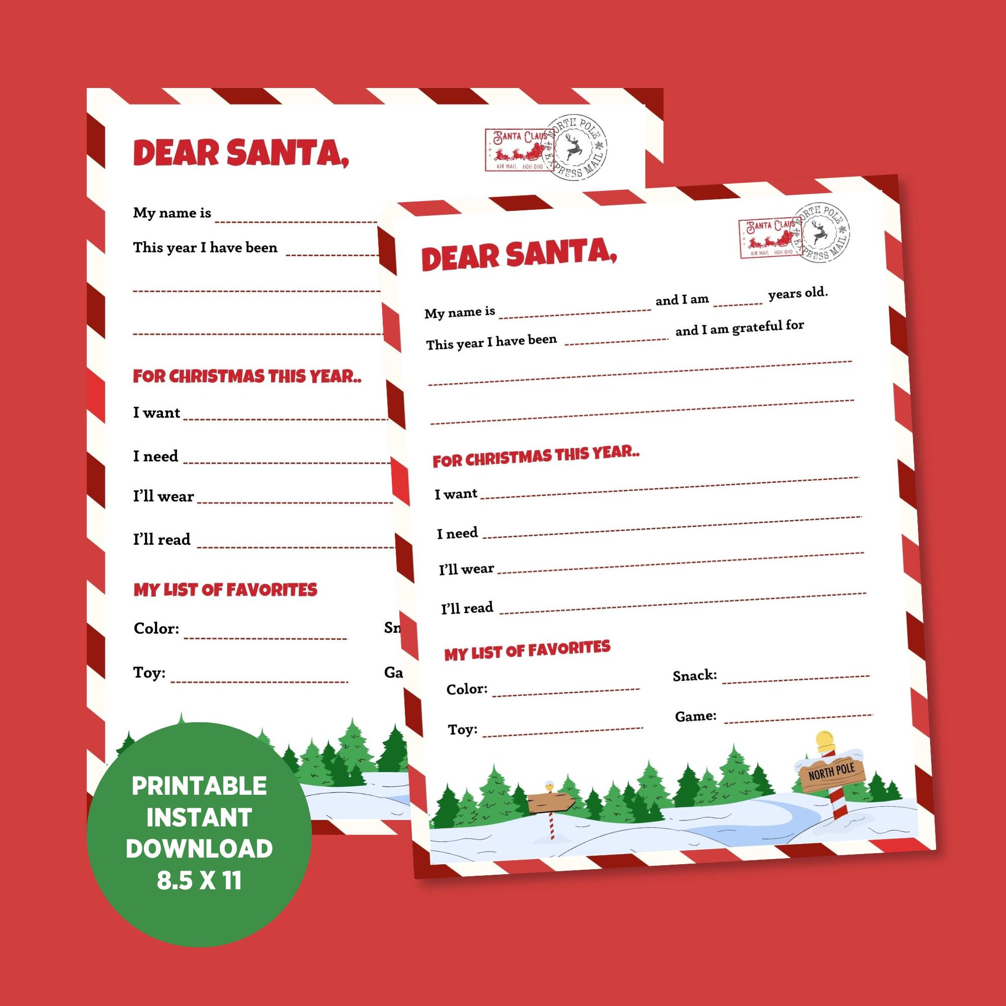 Christmas Wish List Printable - Il Fullxfull.6388155841 Hqtz 