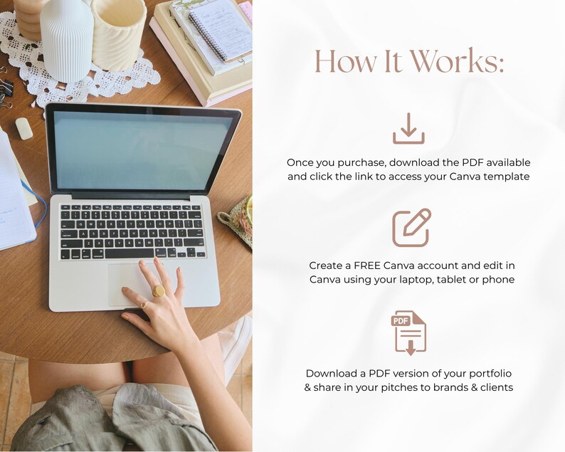 ugc portfolio template, beginner ugc portfolio template, content creator portfolio, ugc rate card, minimal content creator portfolio, canva portfolio template, media kit template, content creator template, ugc template, influencer template, influencer portfolio