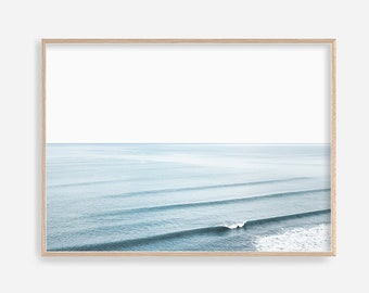 Ocean Wall Art, Beach Print, Ocean Waves Print, Ocean Photography, Coastal Wall Art, Waves Decor, Blue Sea Print, Beach Poster, Summer Print