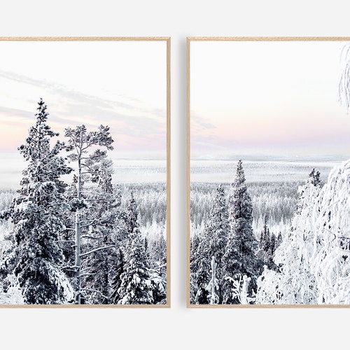 Winter Wall Art Christmas Wall Decor Winter Photography Etsy