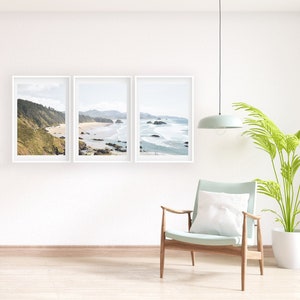 Strand Wand Kunst 3er-Set Strand Posterdruck Kalifornien Wand Dekor Ozean Wand Kunst Küstendruck Strand Fotografie Strand Poster Meereslandschaft