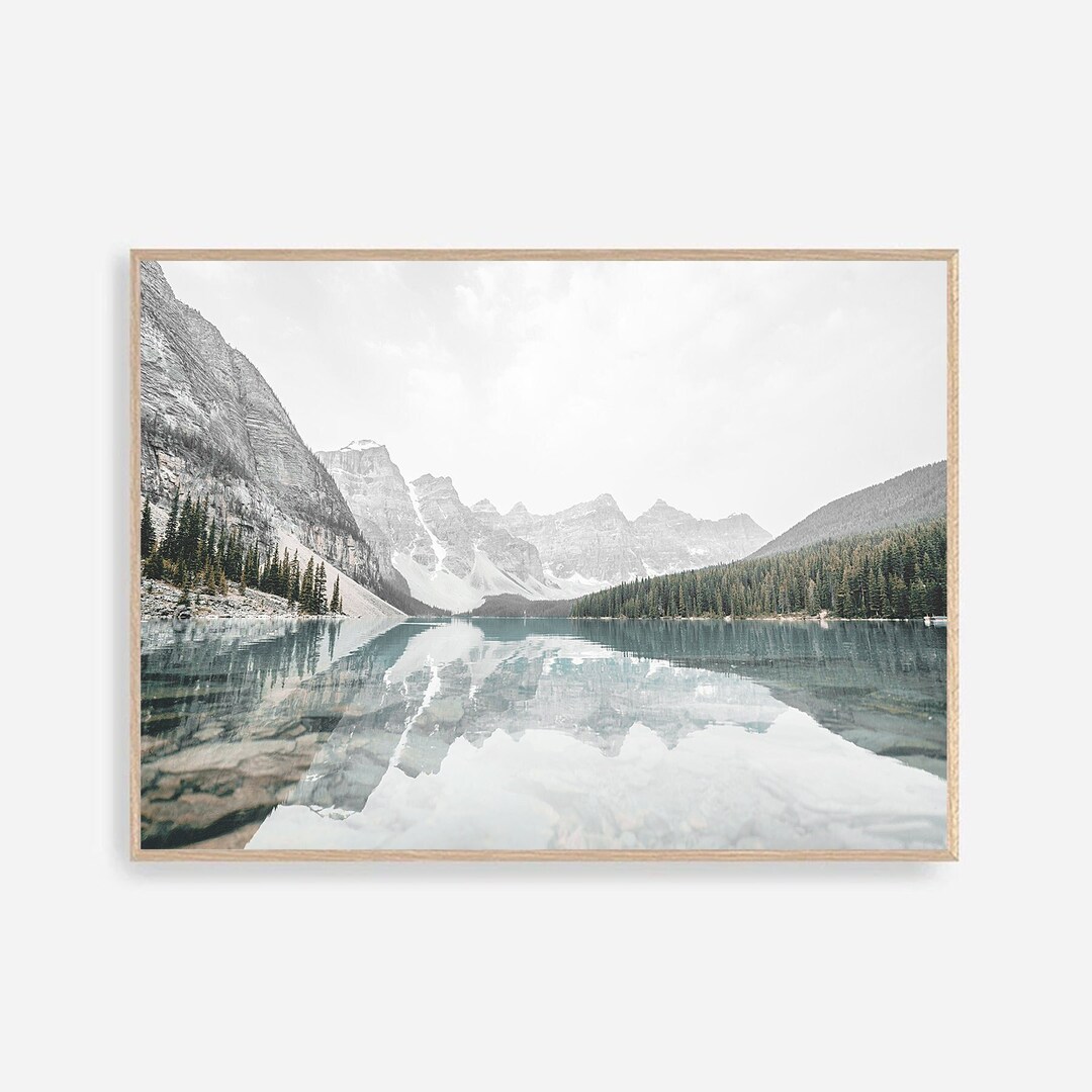 Mountain Print Mountain Wall Art Decor Mountain Landscape Nature Print ...