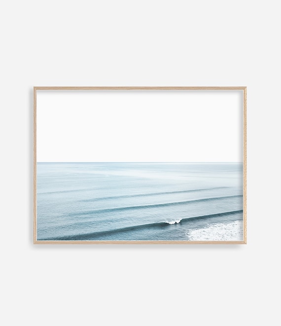 Ocean Wall Art, Beach Print, Ocean Waves Print, Ocean Photography, Coastal Wall Art, Waves Decor, Blue Sea Print, Beach Poster, Summer Print