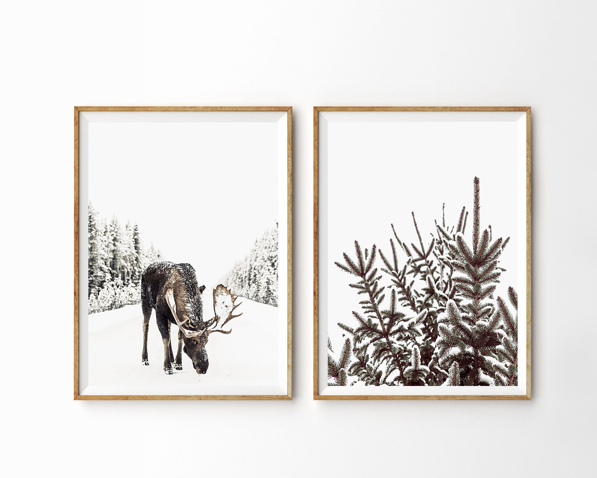 Winter Wall Art Christmas Gifts Winter Print Christmas Print Etsy