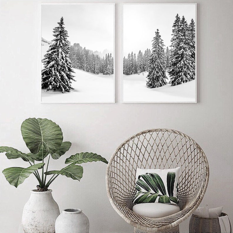Winter Wall Art Christmas Wall Decor Winter Photography Etsy