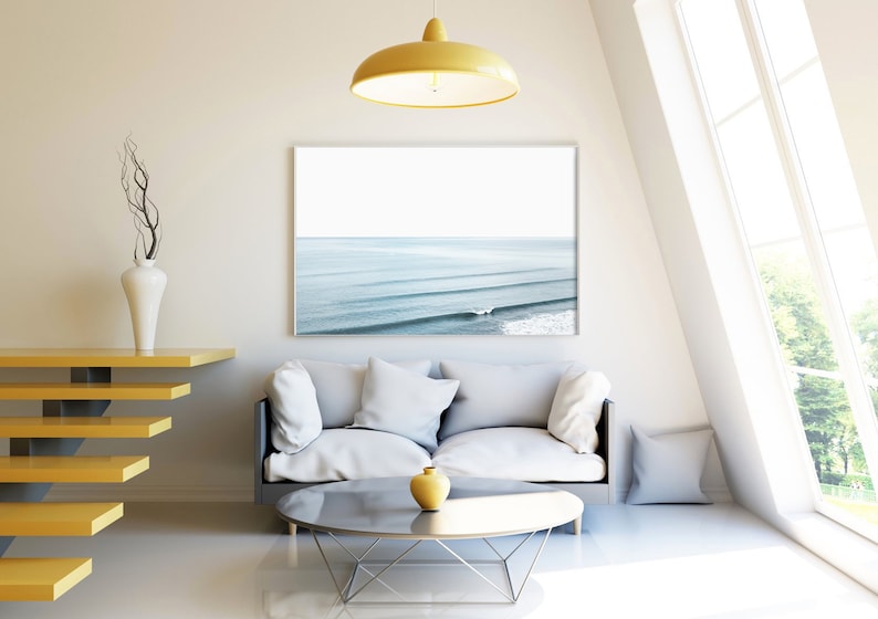 Ocean Wall Art, Beach Print, Ocean Waves Print, Ocean Photography, Coastal Wall Art, Waves Decor, Blue Sea Print, Beach Poster, Summer Print image 4
