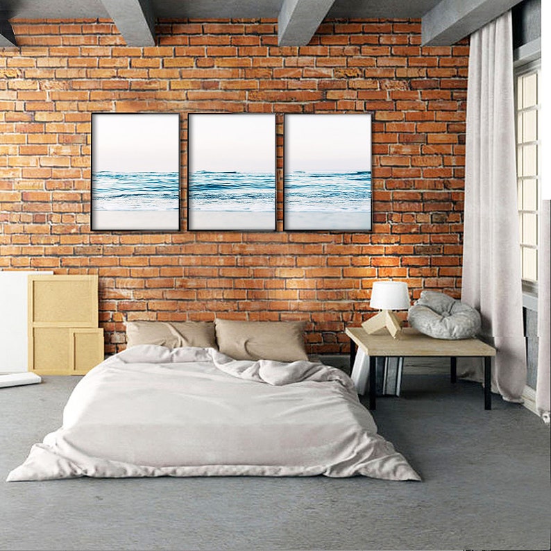 Set of 3 Beach Wall Art Ocean Wall Art Photography Beach Decor Etsy
