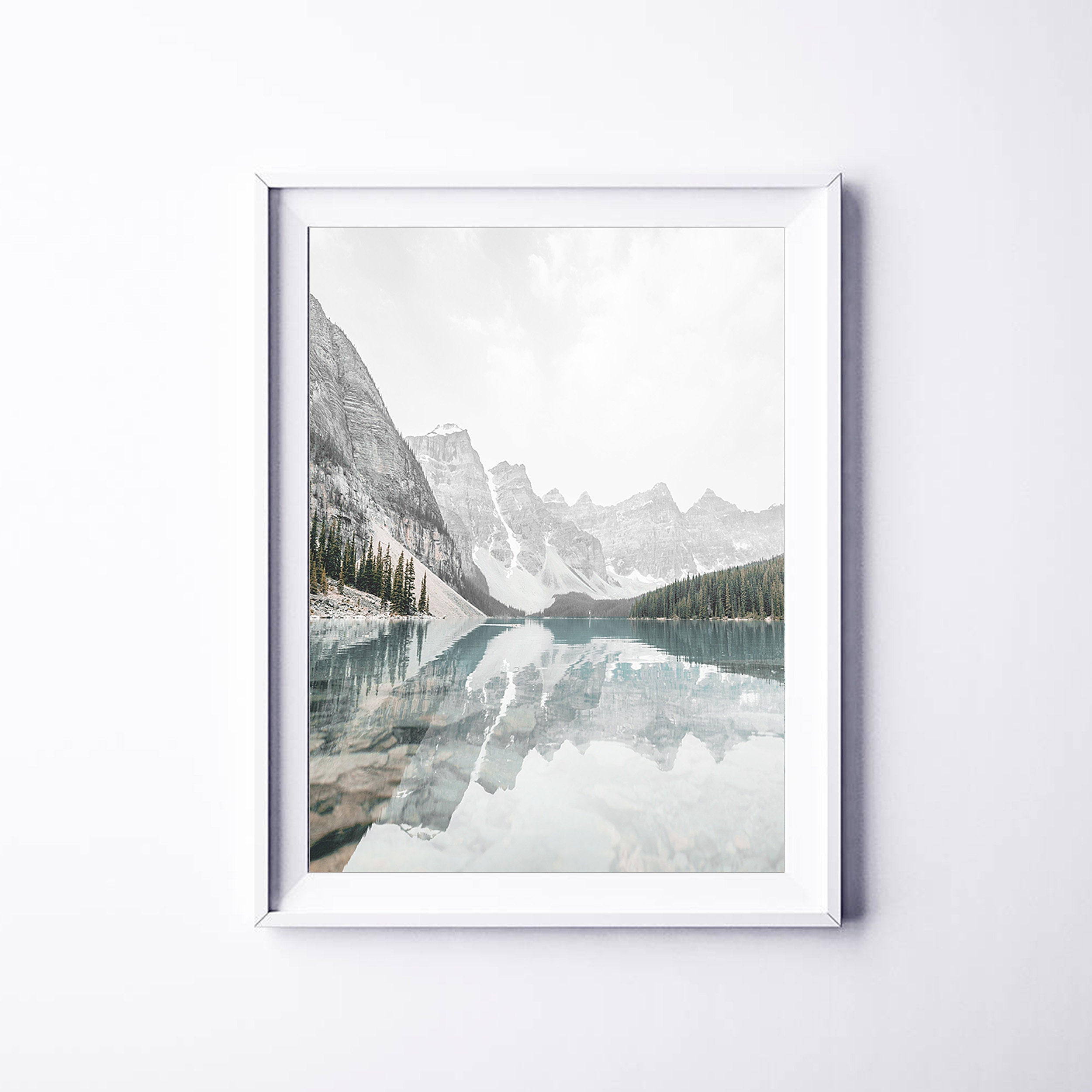 Mountains Print Mountains Wall Art Decor Nordic Print | Etsy