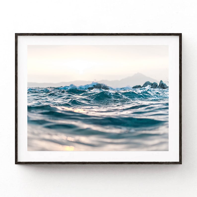 Ocean Wall Art Beach Print Beach Wall Art Beach Wall Decor Etsy