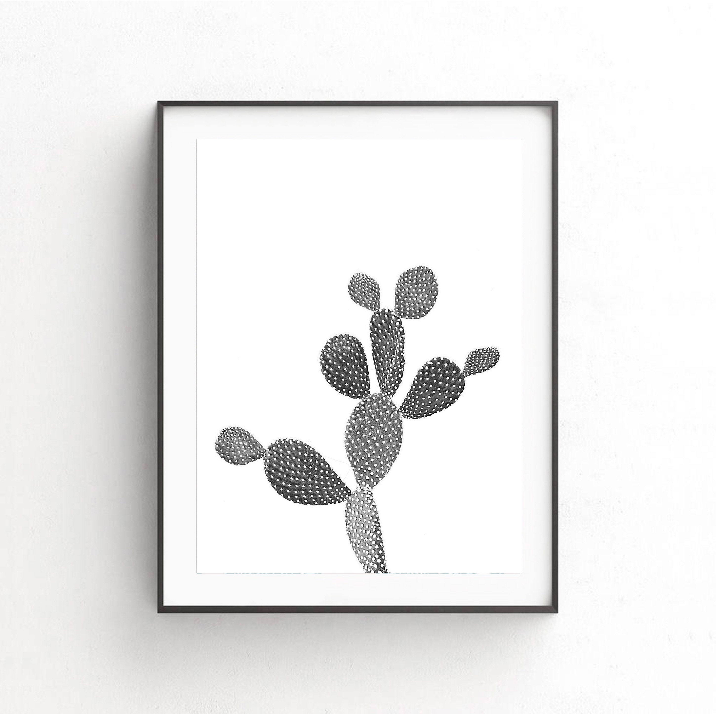 Cactus Print Cacti Wall Art Digital Download Etsy