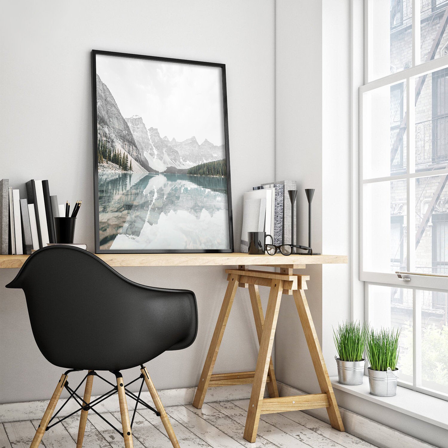 Mountains Print Mountains Wall Art Decor Nordic Print | Etsy