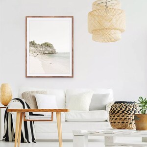 Costal Wall Art Beach impresión cartel California Wall Art Surf Impresión Oceánica Arte Océano Decoración Fotografía Costera Verano Imprimir Color Pastel imagen 5