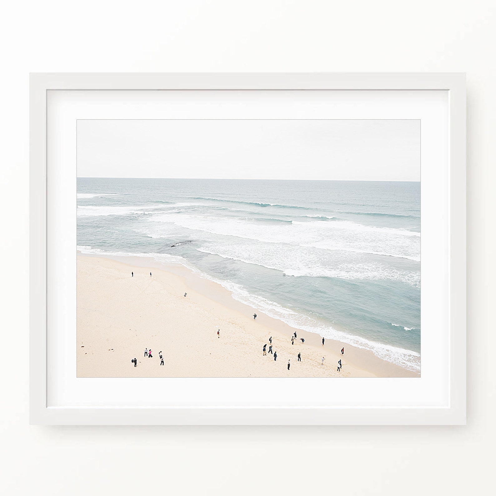 Beach Print Ocean Wall Art Modern Beach Print Boho Print | Etsy