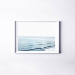 Ocean Wall Art, Beach Print, Ocean Waves Print, Ocean Photography, Coastal Wall Art, Waves Decor, Blue Sea Print, Beach Poster, Summer Print image 5