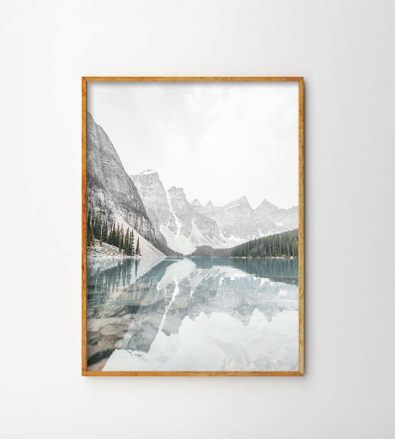 Mountains Print Mountains Wall Art Decor Nordic Print Etsy