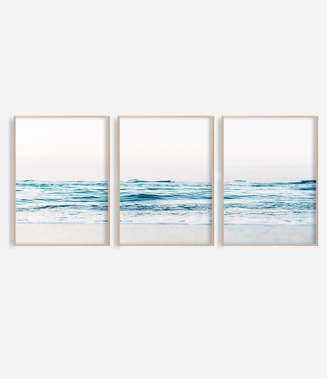 Set of 3 Beach Wall Art Ocean Wall Art Photography Beach Decor Etsy