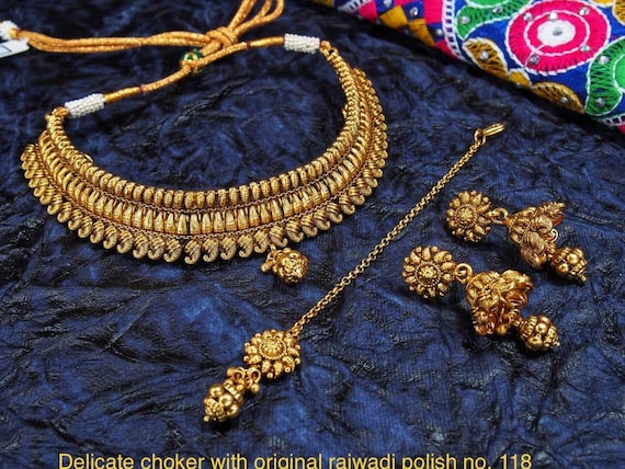 Buy Indian Ethnic Gold Plated Bollywood Copper Bridal Fashion