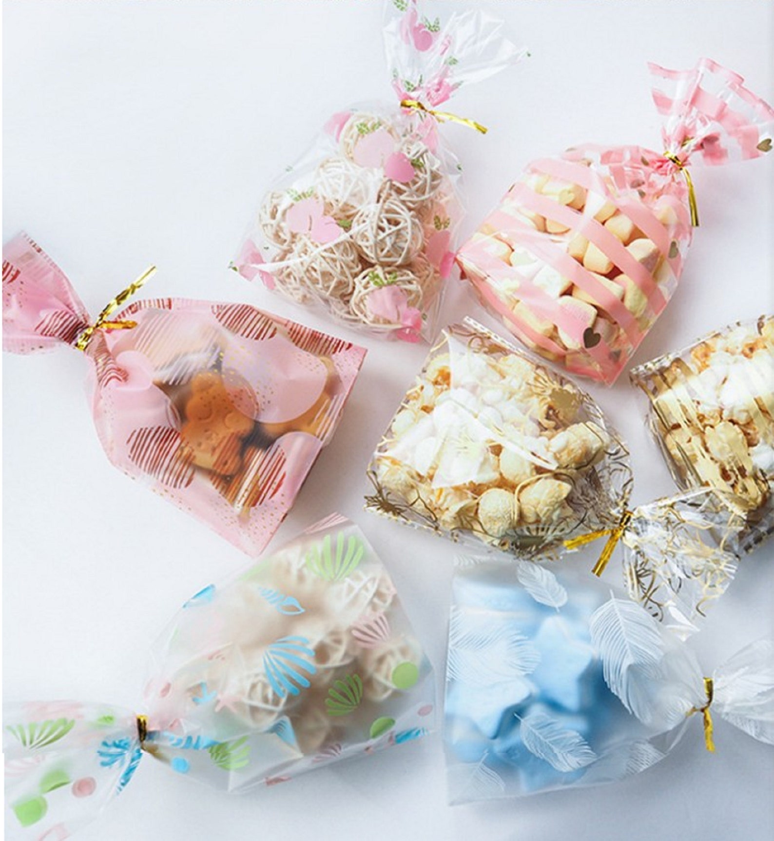 100pcs Bags for Bakery cookies bags Snack bakery Bag Chocolate Etsy