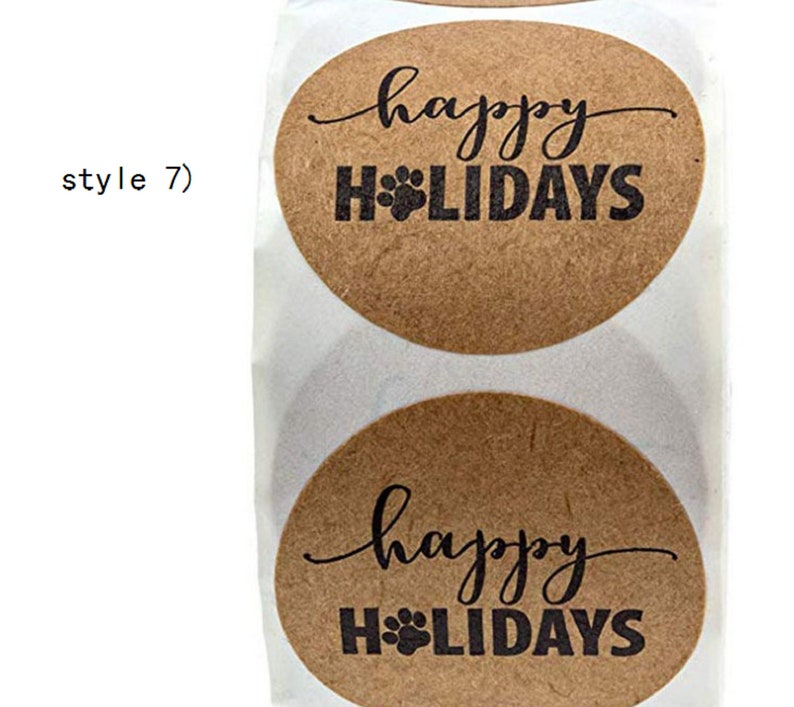 Kraft Stickers Round Kraft Stickers Heart Gold Stickers Pper Etsy