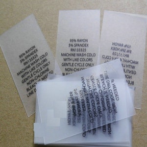 100pcs Custom Tpu Print Labels, Plastic Label , Soft PVC Label
