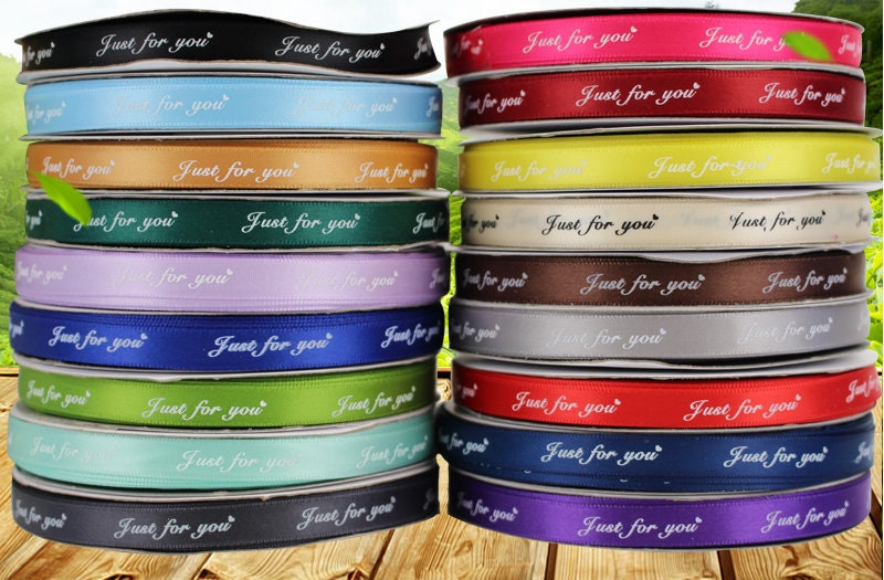 Custom Stipe Ribbon 100 Yard Custom Printed Ribbon, Personalized Ribbon With Any Logo or ...