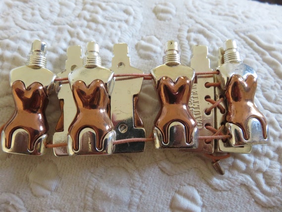 Jean Pault GAULTIER 90S TBE 'Corsets' bracelet - image 1