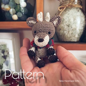 Reindeer amigurumi pattern