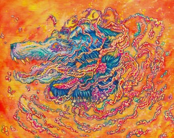 Acid Rain - Premium Giclée 14”x11” Art Print