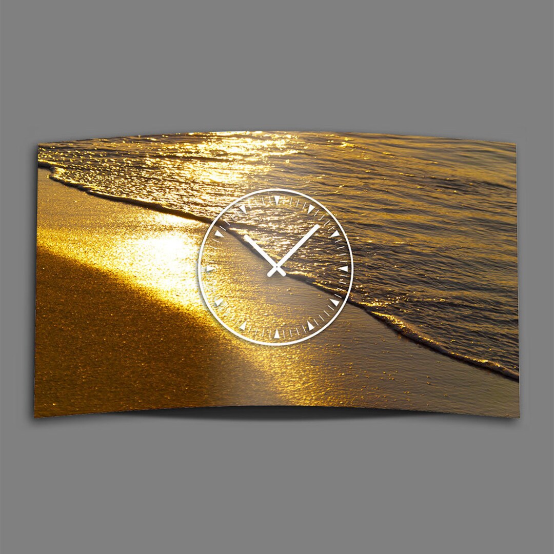 Dixtime Orologio Da Parete 3D 20x34 Cm – Silenzioso, Moderno, Design Heidelberg – Quadro 3D Effetto Leggero - 3