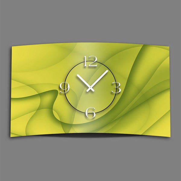 Abstract lemon designer wall clock modern wall clock design quiet no ticking dixtime 3DS-0038